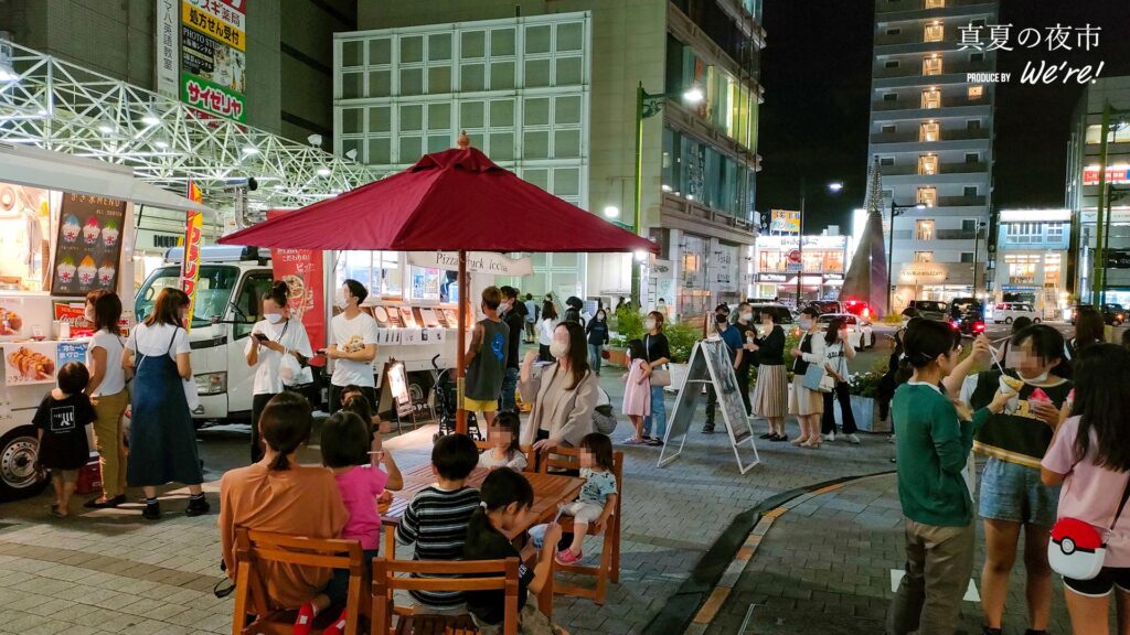 参考イメージ（真夏の夜市イルミネーションマルシェ）