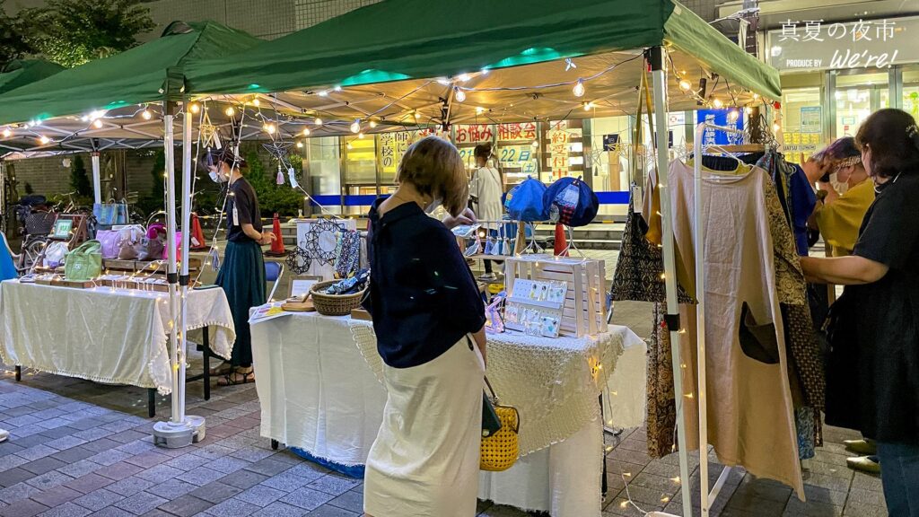 参考イメージ（真夏の夜市イルミネーションマルシェ）