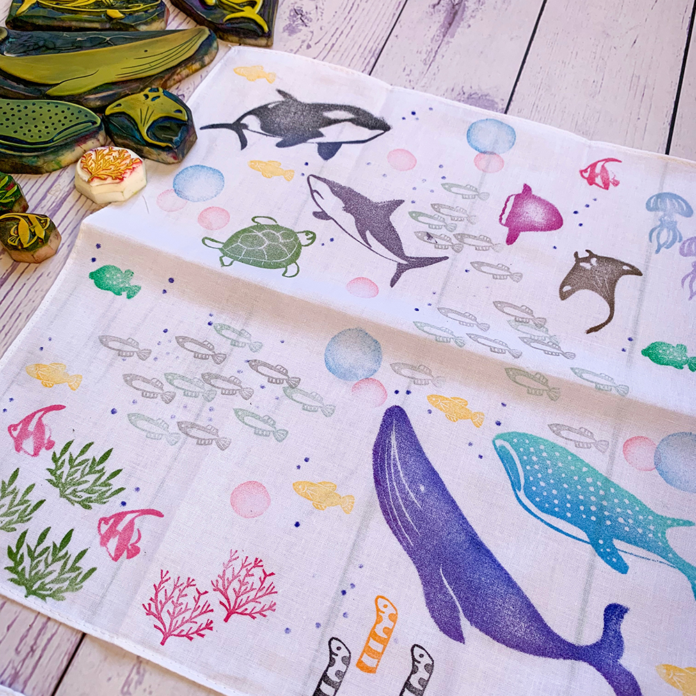 消しゴムはんこ花日和