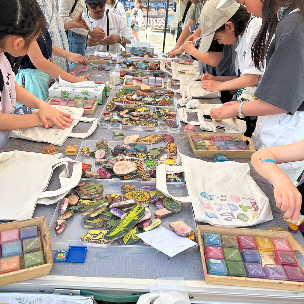 消しゴムはんこ花日和